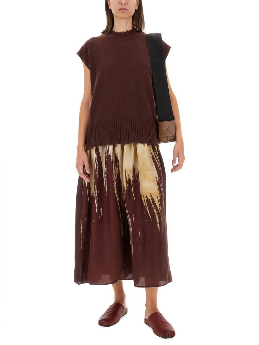 UMA WANG TOP SLV IN CASHMERE Qualità