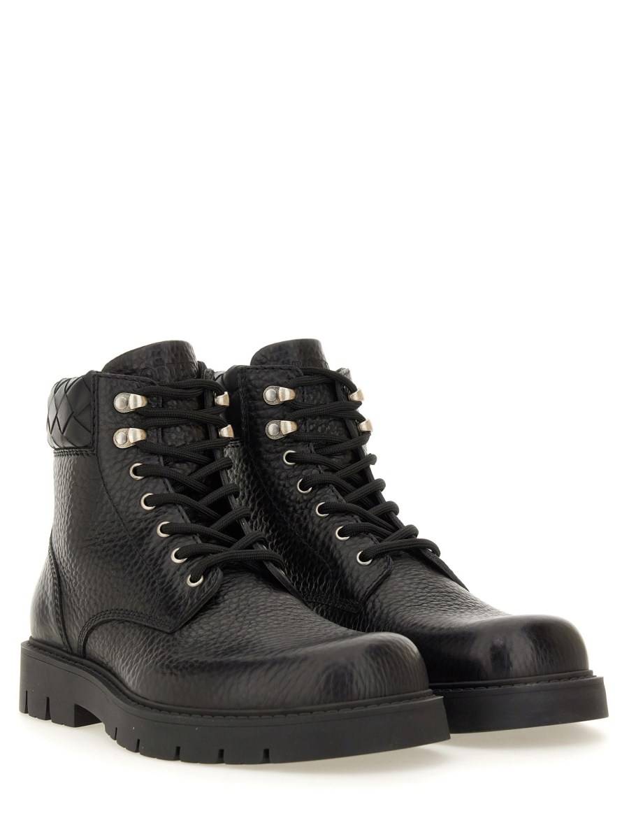 BOTTEGA VENETA STIVALE STRINGATA HADDOCK Consegna Veloce