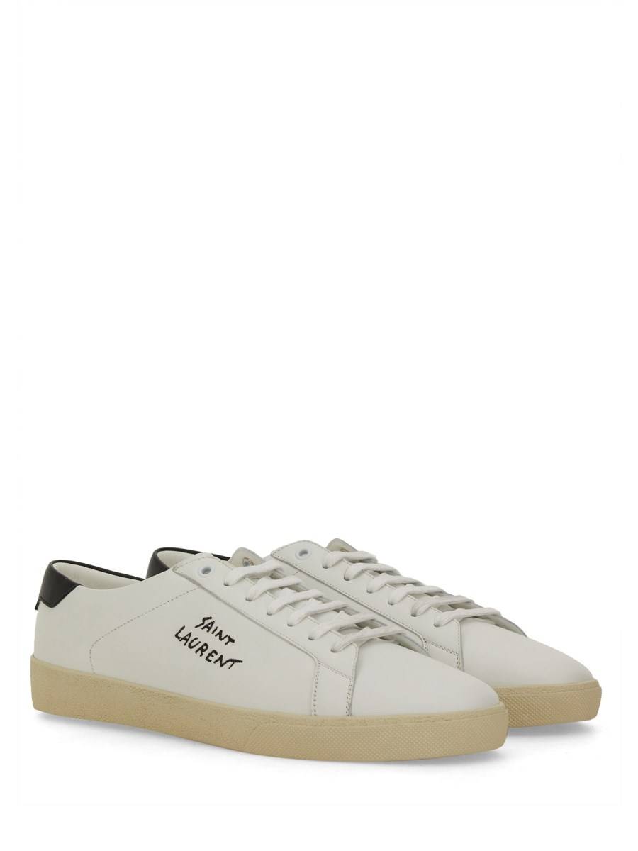 SAINT LAURENT SNEAKERS COURT SL/06 IN PELLE Sottocosto