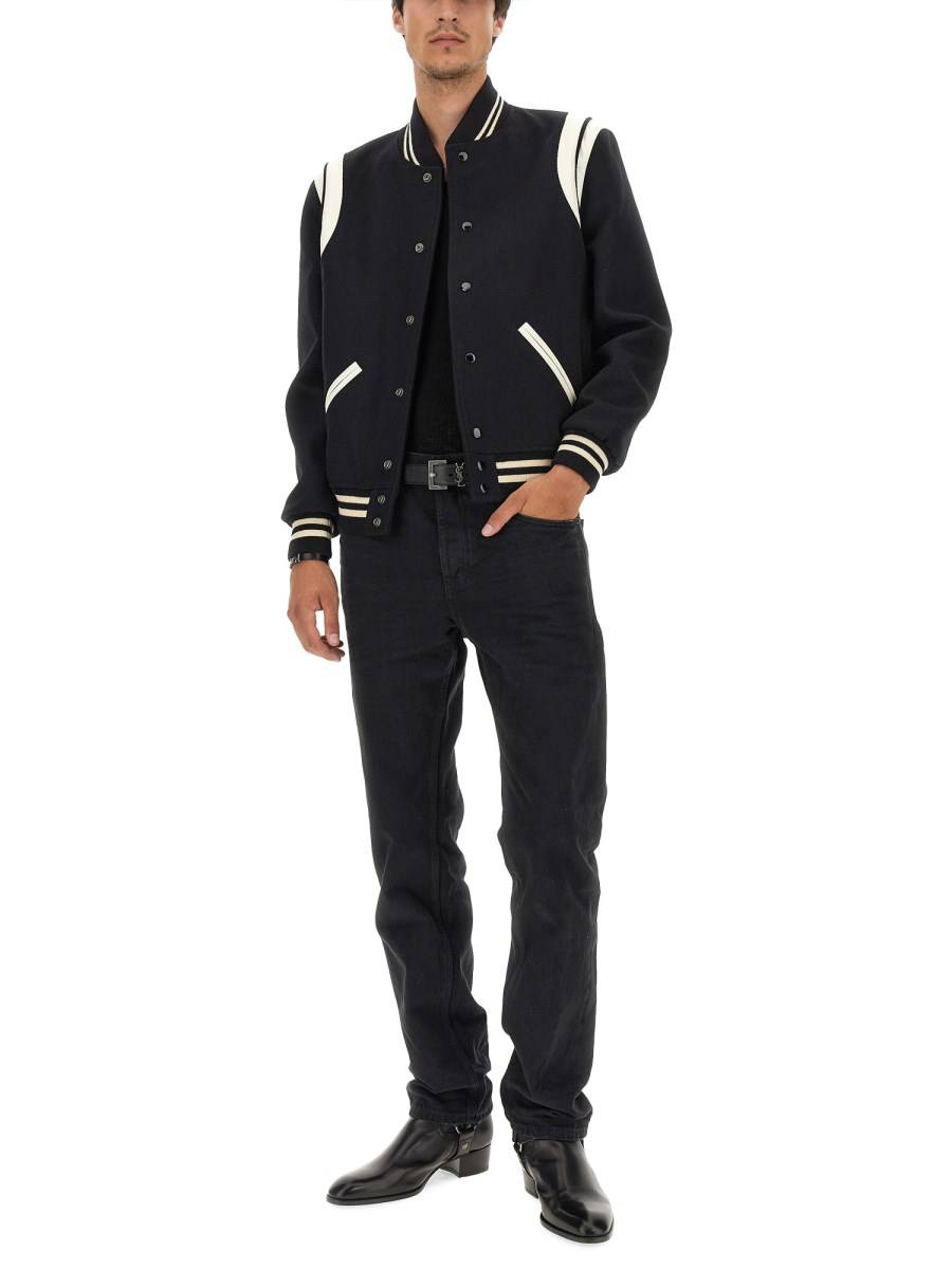 SAINT LAURENT GIUBOTTO TEDDY IN LANA Sconto