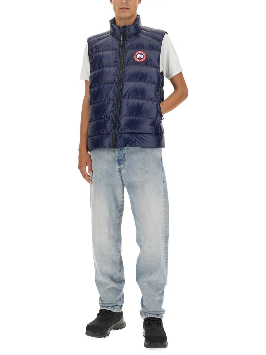 CANADA GOOSE PIUMINO GILET IN NYLON CON PATCH LOGO Saldi