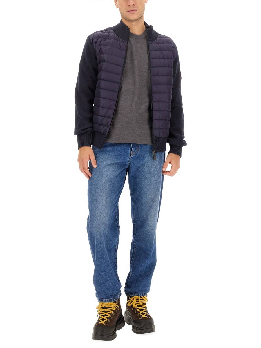 CANADA GOOSE GIACCA HYBRIDGE CON INSERTI IN MAGLIA Vendita Calda