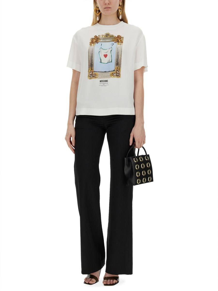 MOSCHINO T-SHIRT GONE WITH THE WIND Novità