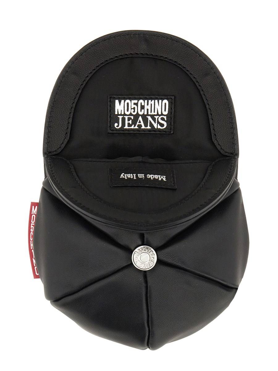 MOSCHINO JEANS BORSA MINI IN PELLE Vendita Economica