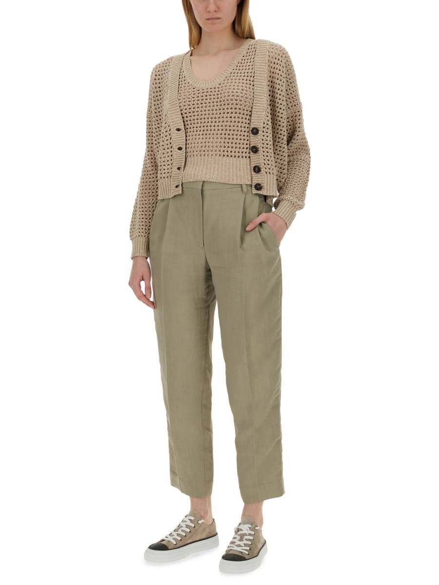 BRUNELLO CUCINELLI GILET A RETE Saldi Di Fabbrica