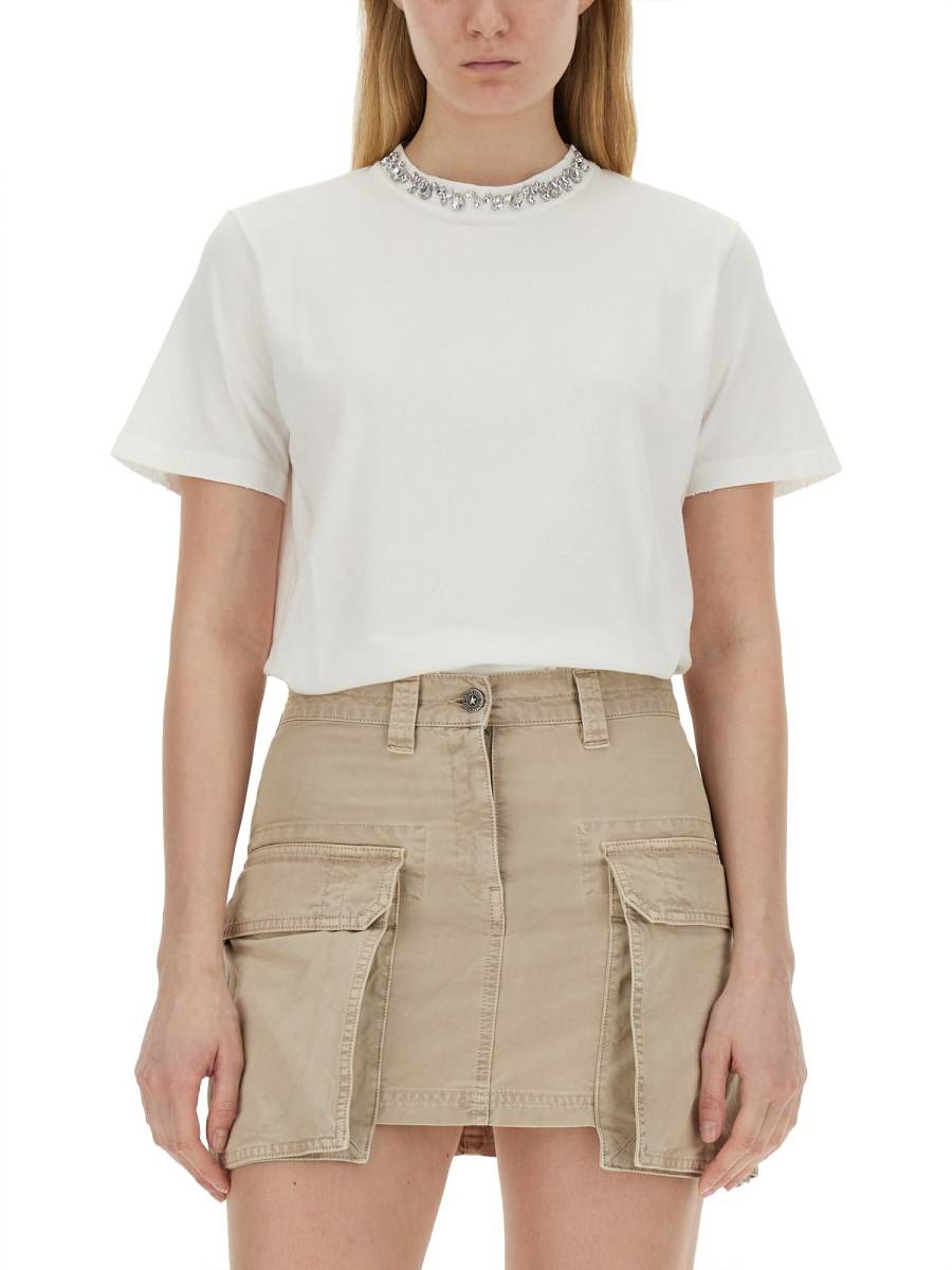GOLDEN GOOSE T-SHIRT IN JERSEY DI COTONE 2025