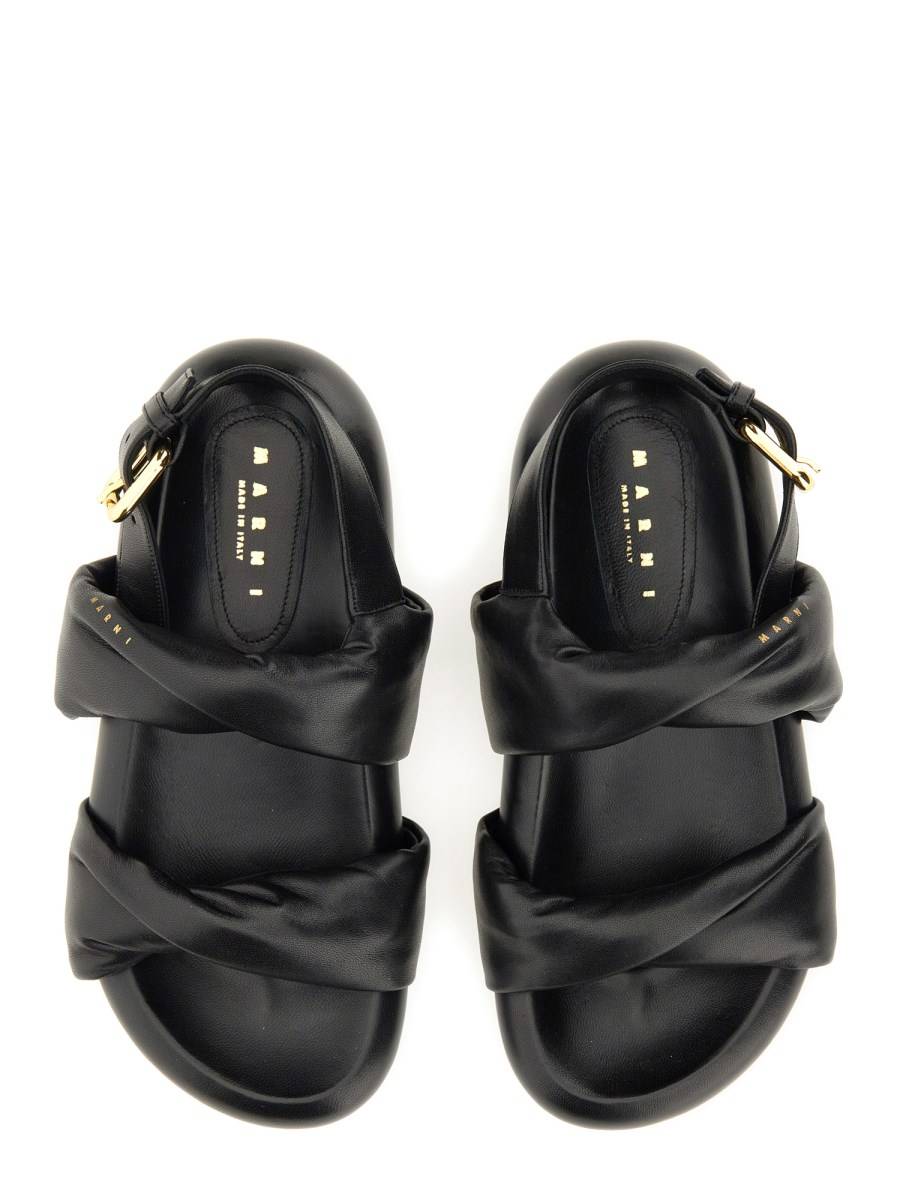 MARNI SANDALO IN PELLE Spedizione Gratuita