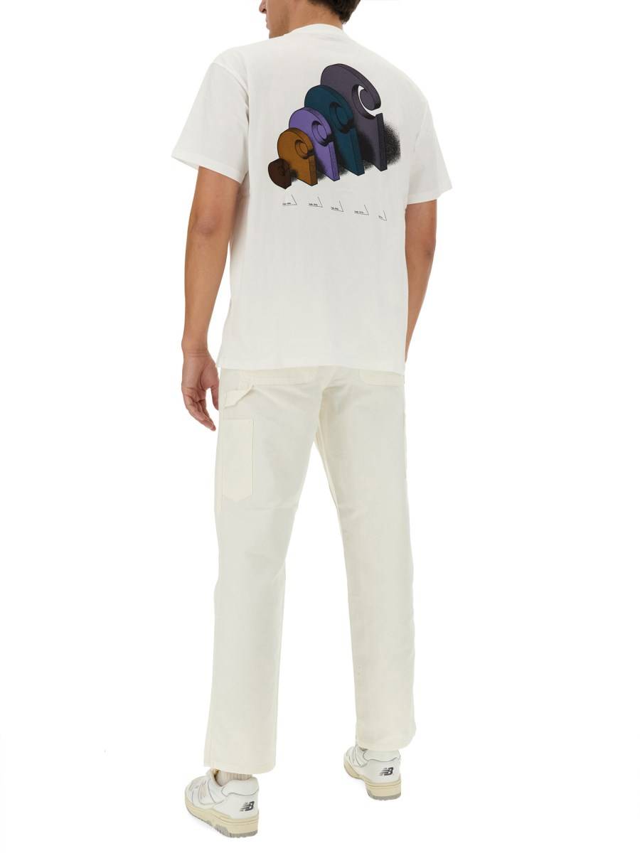CARHARTT WIP T-SHIRT "DIAGRAM" IN COTONE Vendita