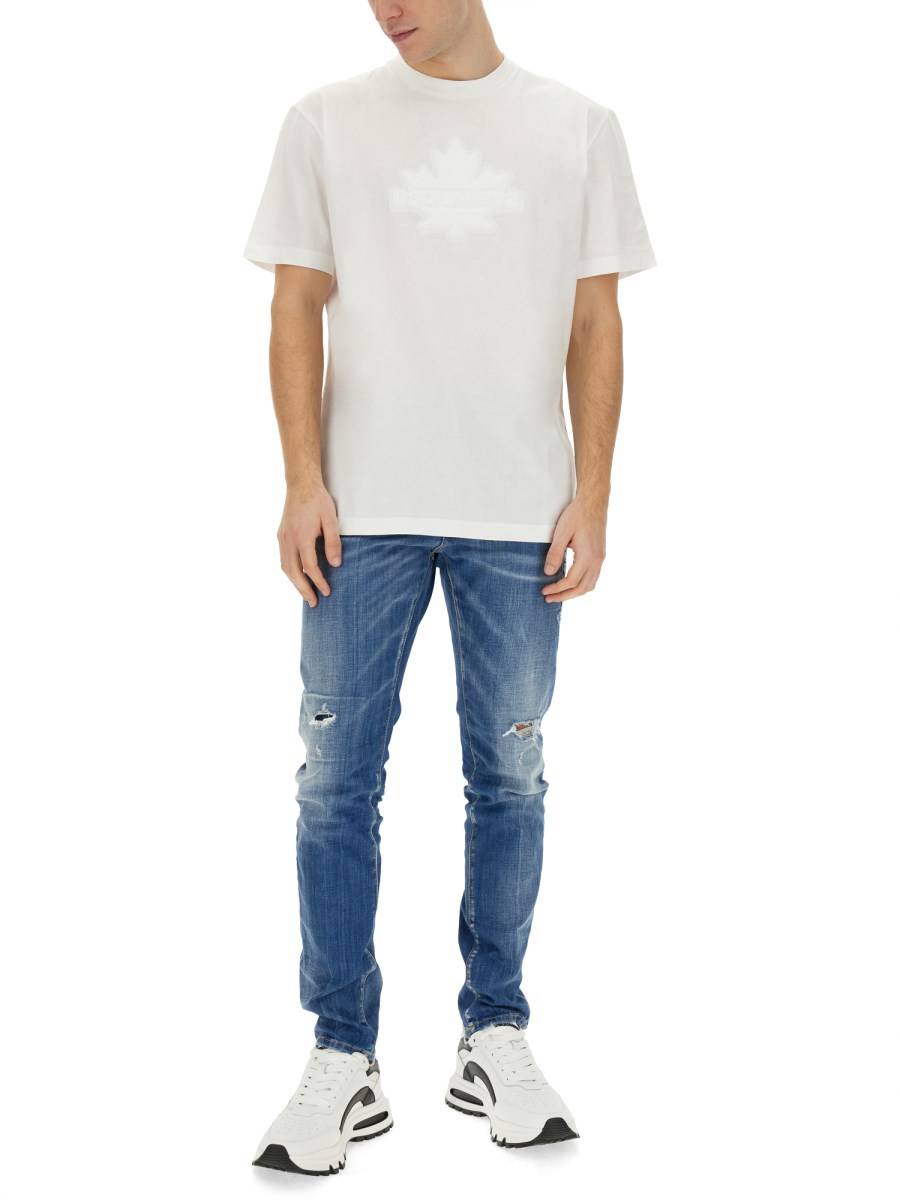DSQUARED T-SHIRT IN COTONE CON LOGO Acquista Ora