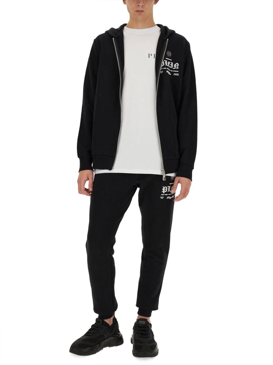 PHILIPP PLEIN T-SHIRT CON LOGO Sottocosto