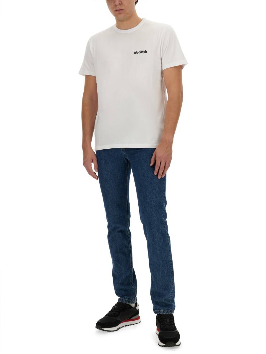 WOOLRICH T-SHIRT CON LOGO Enormi sconti