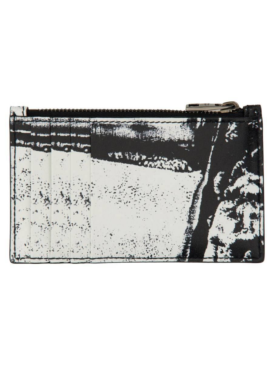 ALEXANDER McQUEEN PORTACARTE CON LOGO In Linea
