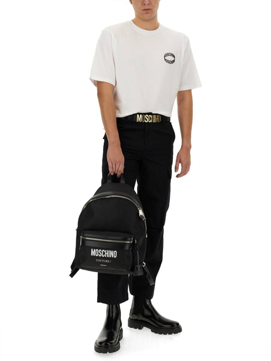MOSCHINO T-SHIRT IN COTONE CON LOGO Vendita
