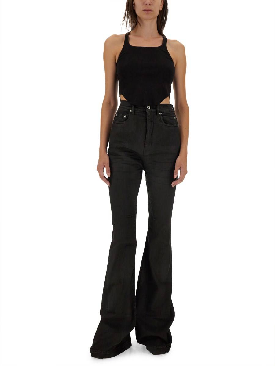 RICK OWENS DRKSHDW TANK TOP CROPPED Sconto