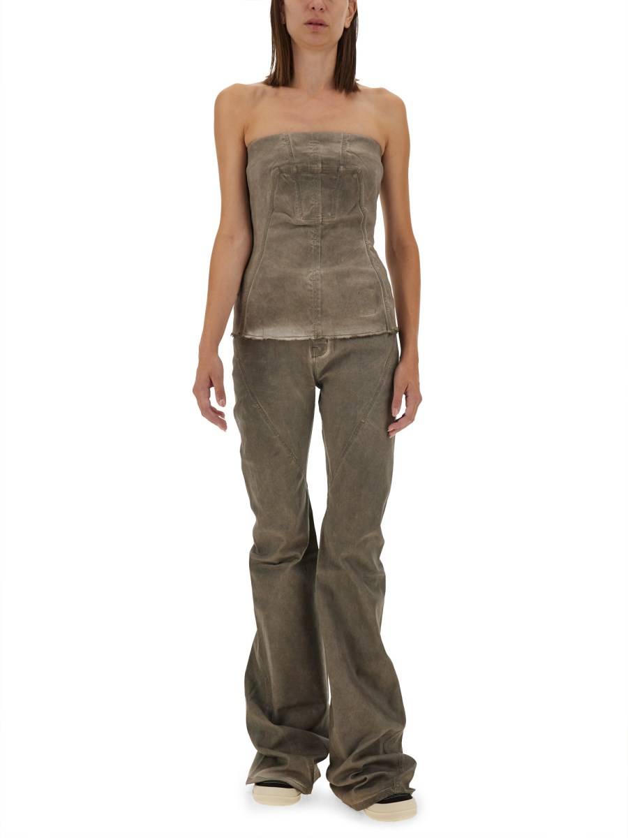 RICK OWENS DRKSHDW PANTALONE IN DENIM Outlet