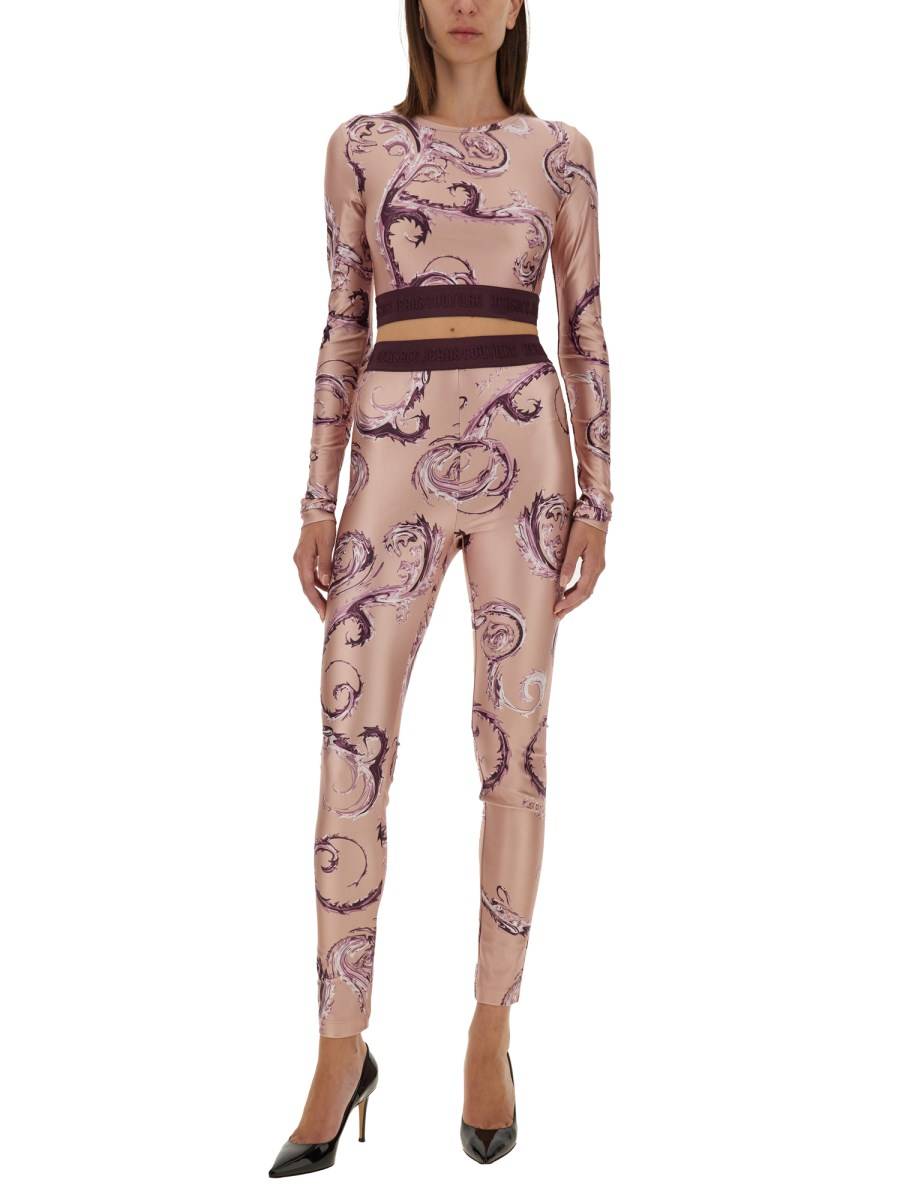VERSACE JEANS COUTURE LEGGINGS CON STAMPA I Più Venduti