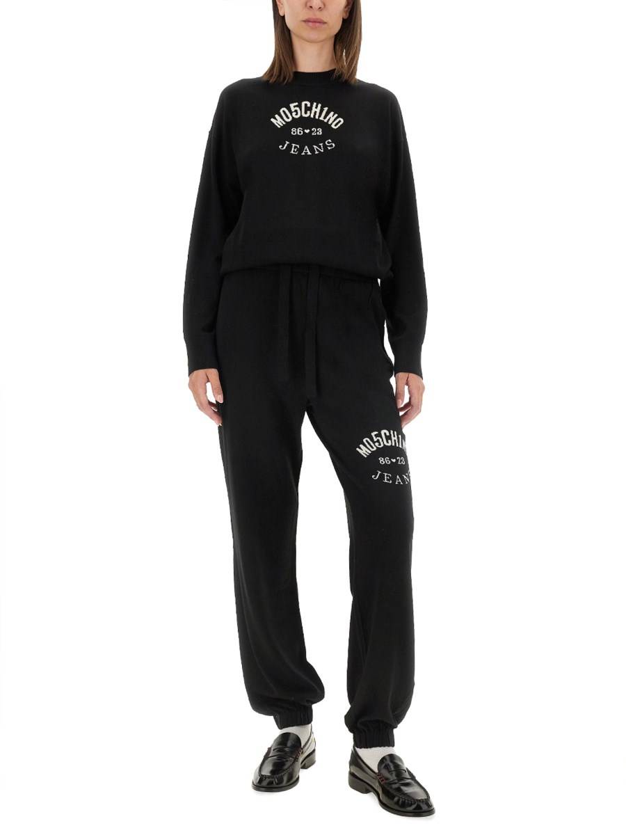 MOSCHINO JEANS MAGLIA IN LANA CON LOGO Pezzi Unici