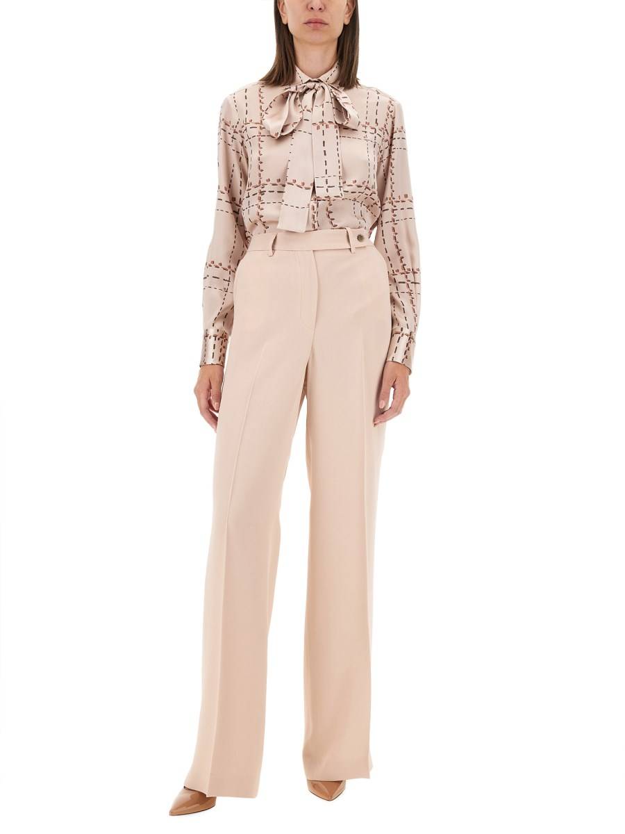 KITON PANTALONE IN SATIN Saldi