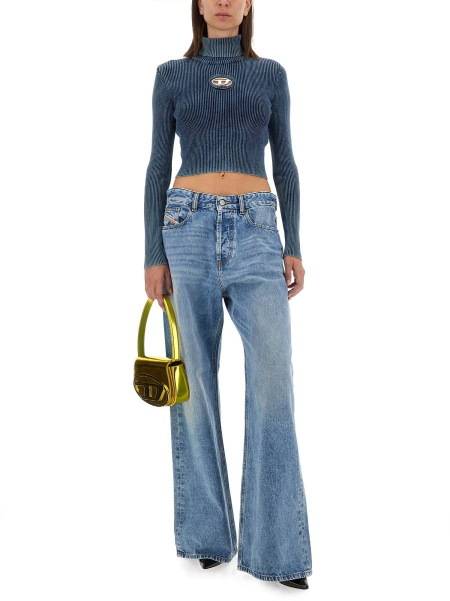DIESEL TOP CON LOGO IN COTONE Affare Del Giorno