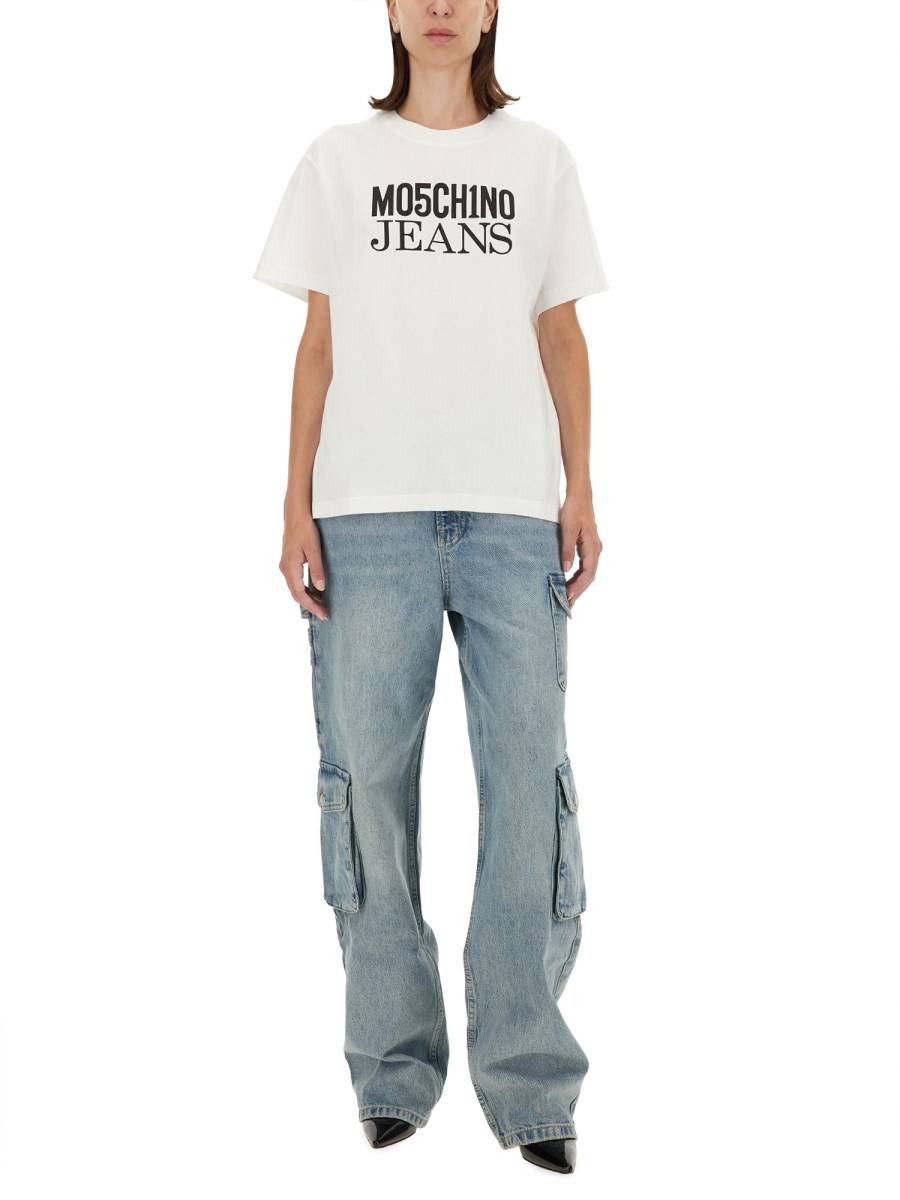 MOSCHINO JEANS T-SHIRT CON LOGO 2025