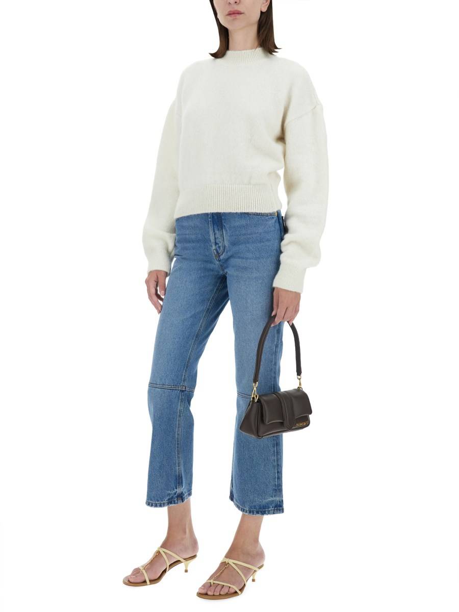 JACQUEMUS JEANS "LE DE-NÎMES COURT" IN DENIM Acquista Ora