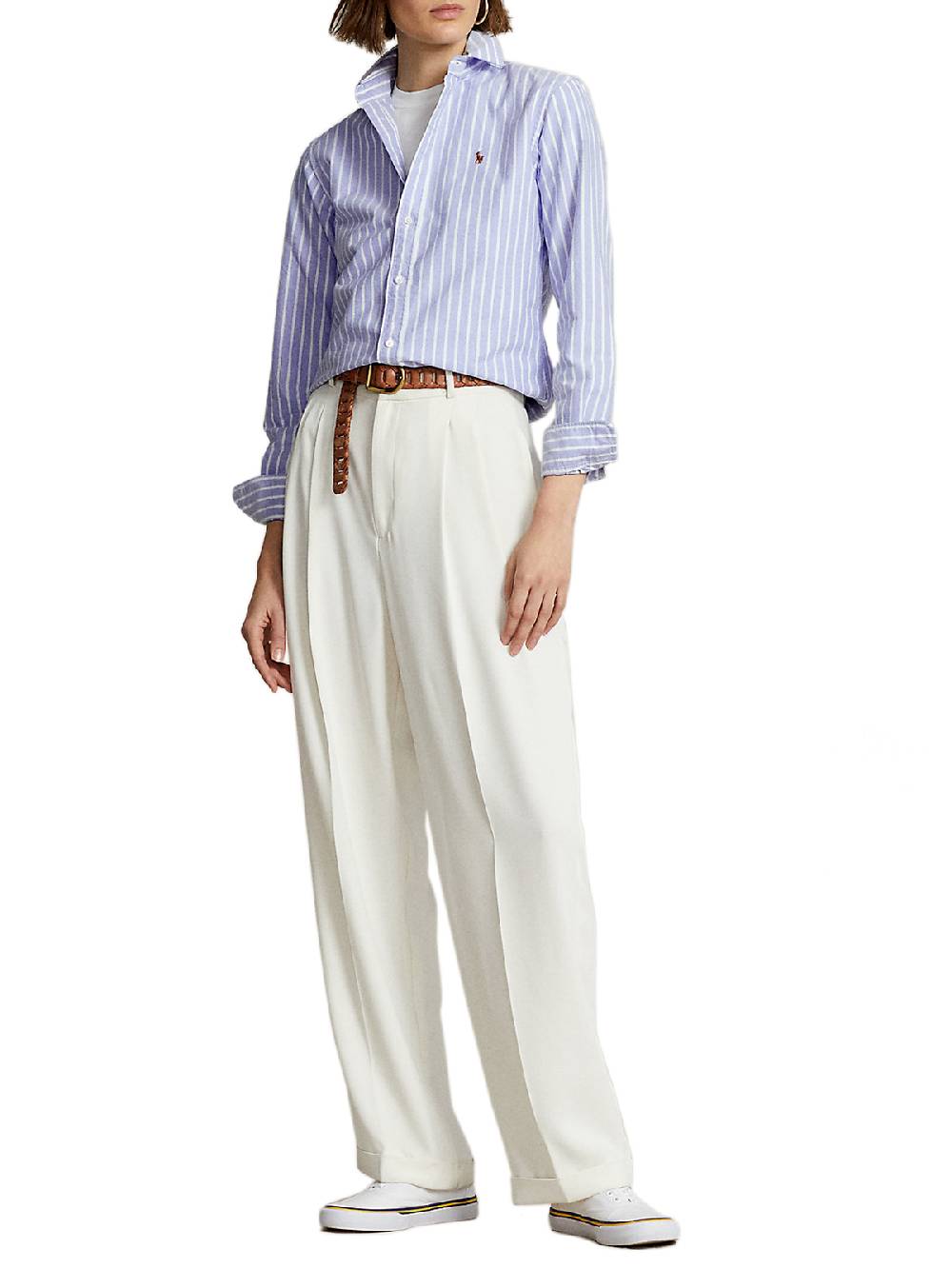 Polo Ralph Lauren Button Front Shirt In Linea
