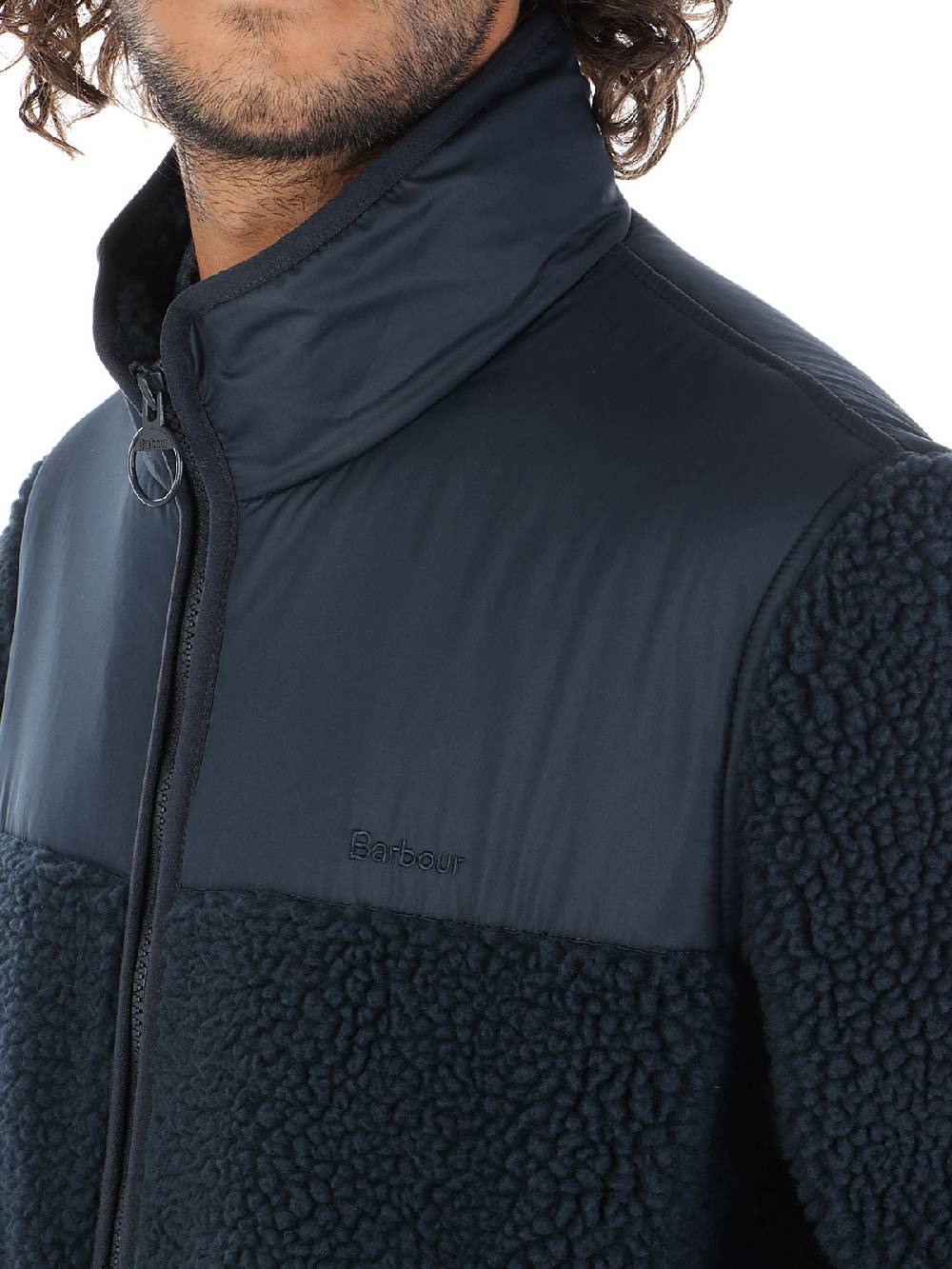 BARBOUR Giacca Uomo in Pile Hobson Qualità Garantita