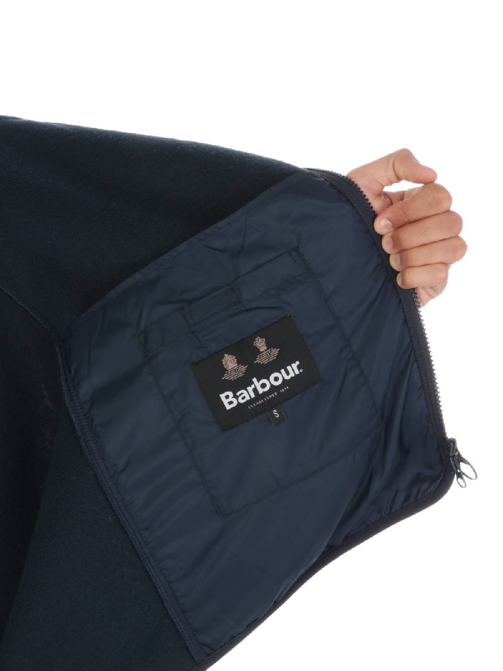 BARBOUR Giacca Uomo in Pile Hobson Qualità Garantita