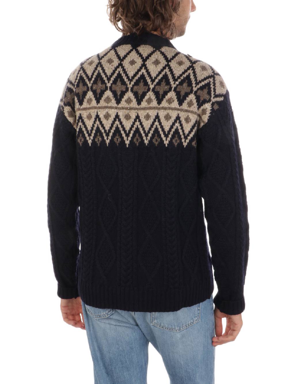 WOOLRICH Pullover Uomo Fair Isle in Lana Online