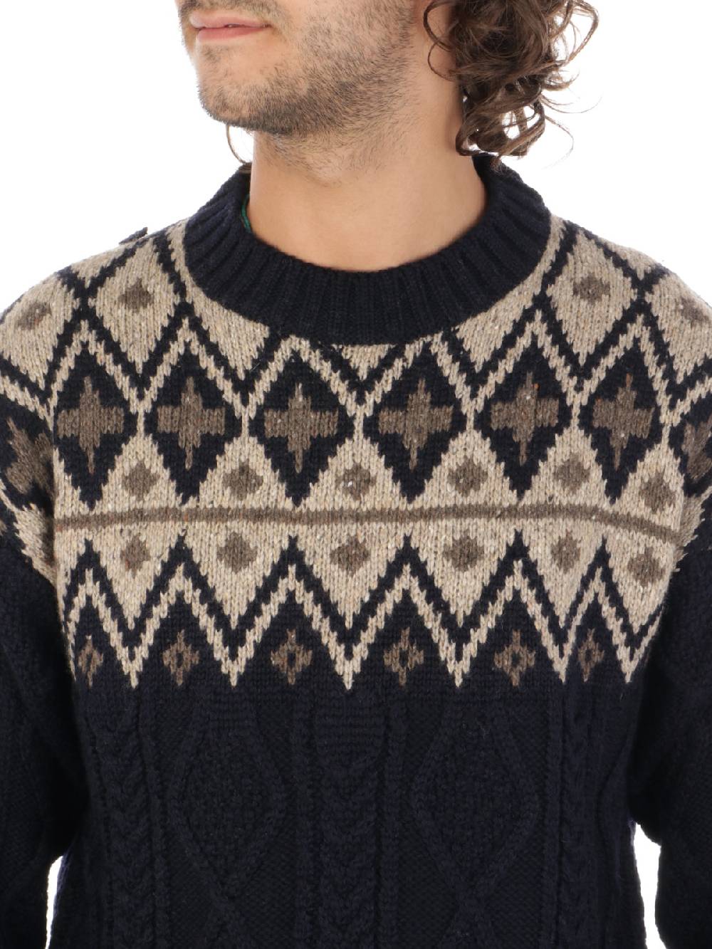 WOOLRICH Pullover Uomo Fair Isle in Lana Online