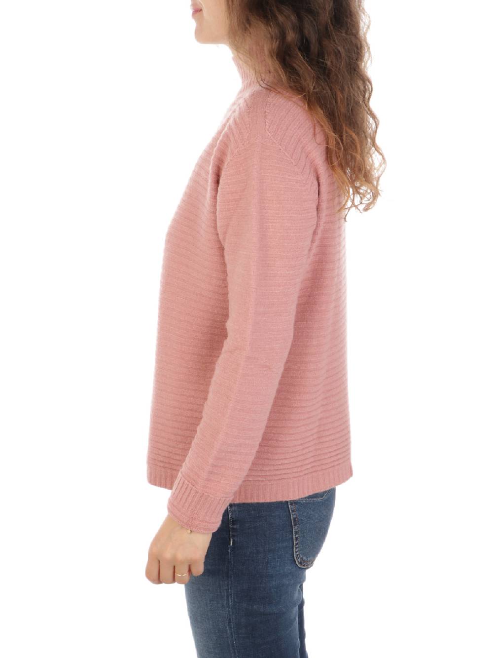 CLUB CROCHET Dolcevita Donna a Coste Orizzontali Vendite Flash