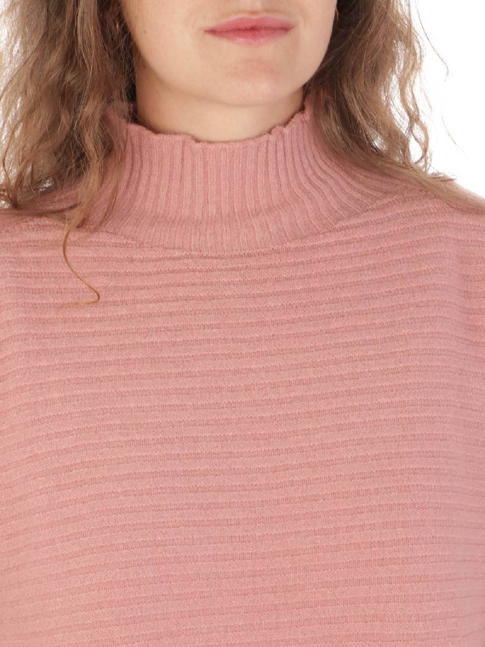 CLUB CROCHET Dolcevita Donna a Coste Orizzontali Vendite Flash