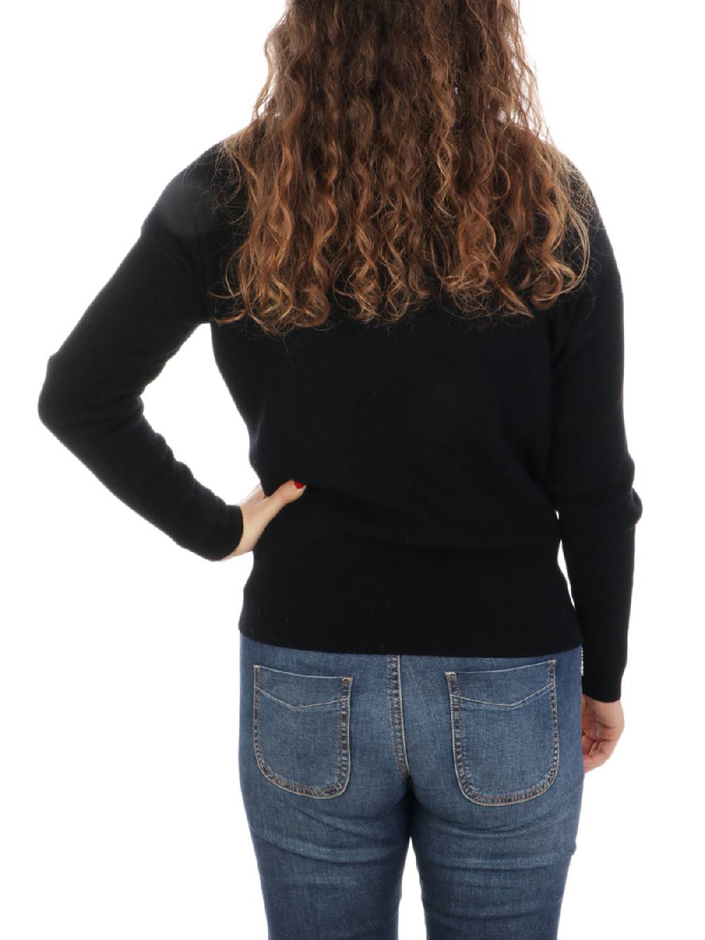 QUILISIA Maglia Donna in Lana e Cashmere con Ricamo Negozio