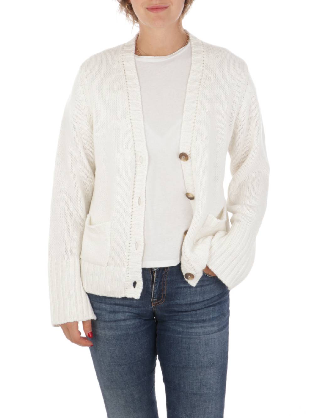 19.61 MILANO Cardigan Donna in Lana e Cashmere 2025