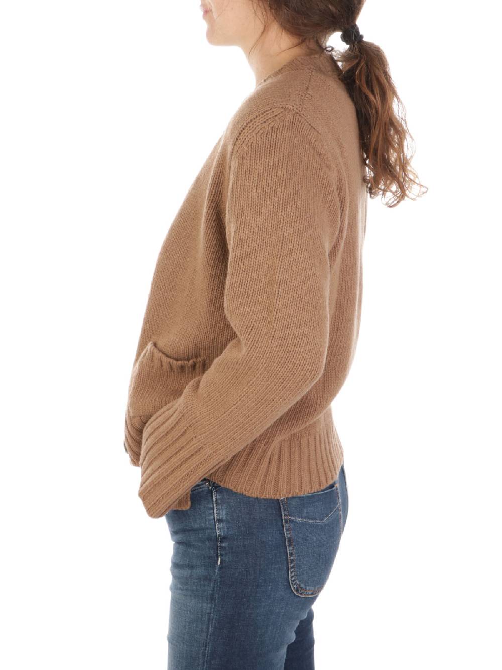 19.61 MILANO Cardigan Donna in Lana e Cashmere Italy