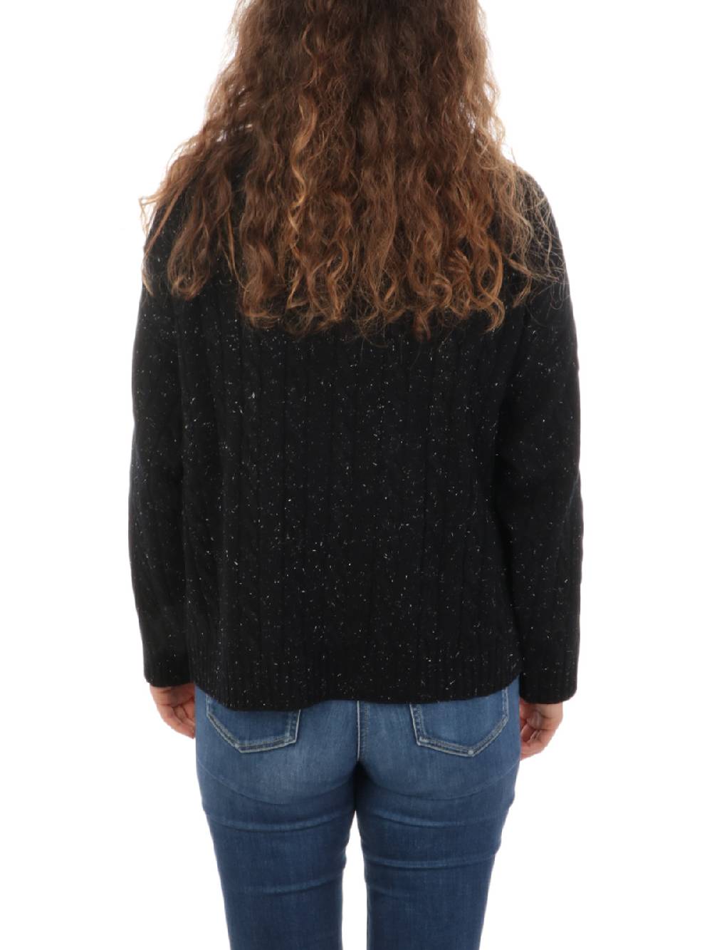 PESERICO Dolcevita Donna a Treccia Lurex Fornitura limitata