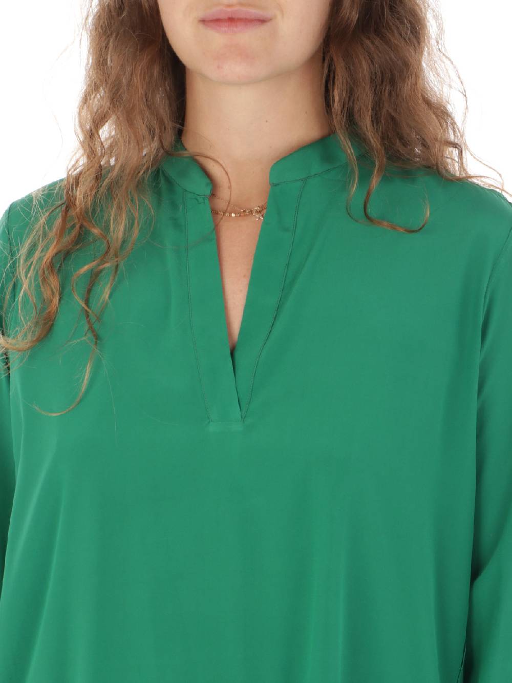 CALIBAN Blusa Donna in Seta Stretch Negozi Online