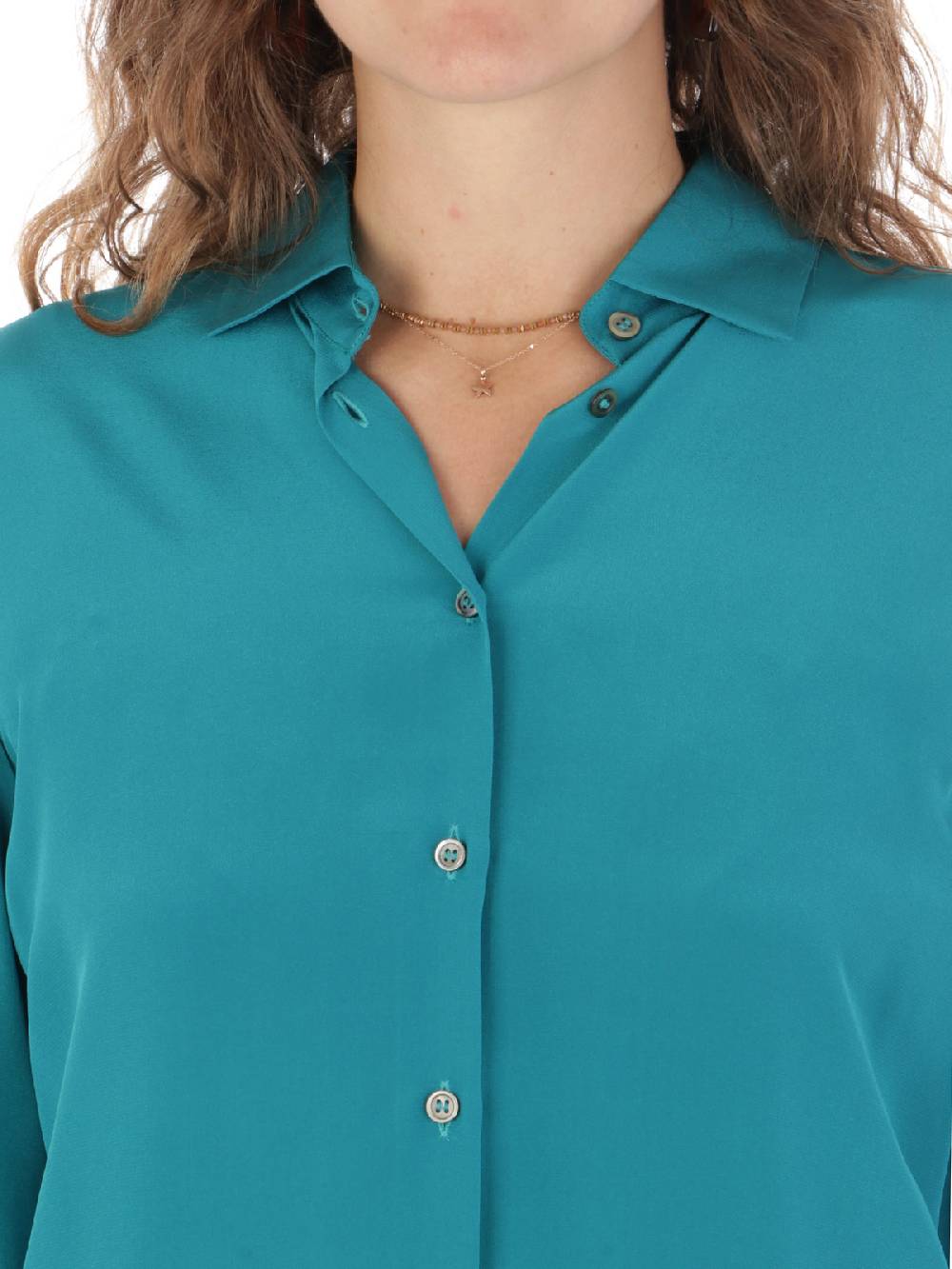 F.IT Camicia Donna in Misto Seta Affare Del Giorno