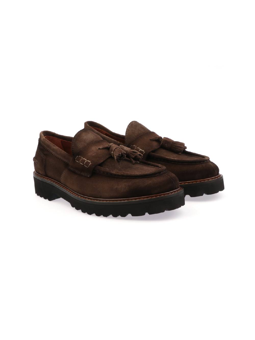 BOTTI Mocassino Uomo in Suede con Nappine Convenienza
