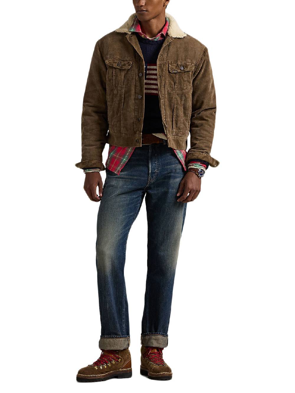 Polo Ralph Lauren Trucker Jacket In Linea