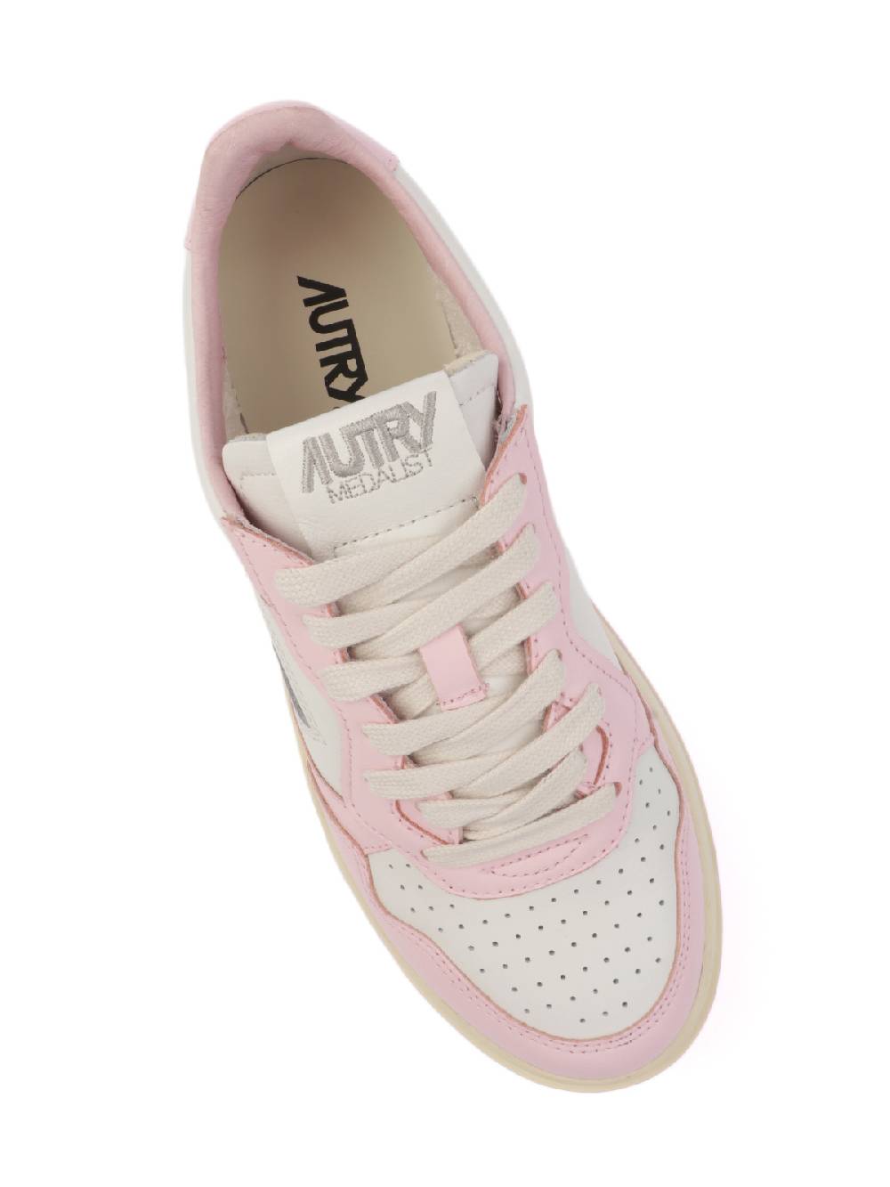 AUTRY Sneakers Donna Medalist Low In Pelle Bicolore Prezzo Ridotto