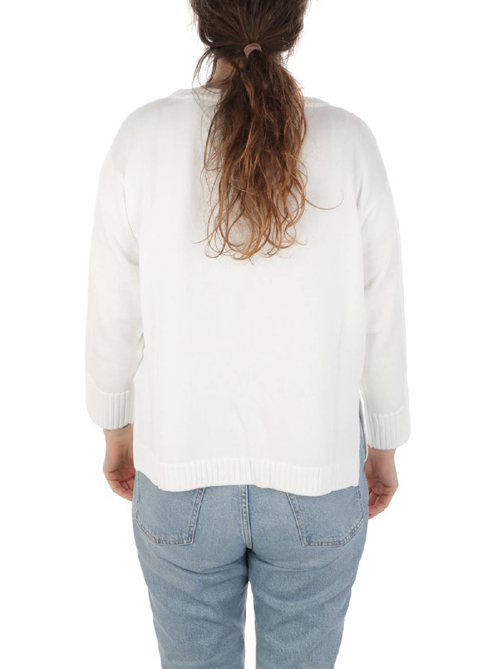 ROSSOPURO Maglia Donna Over In Cotone Offerta