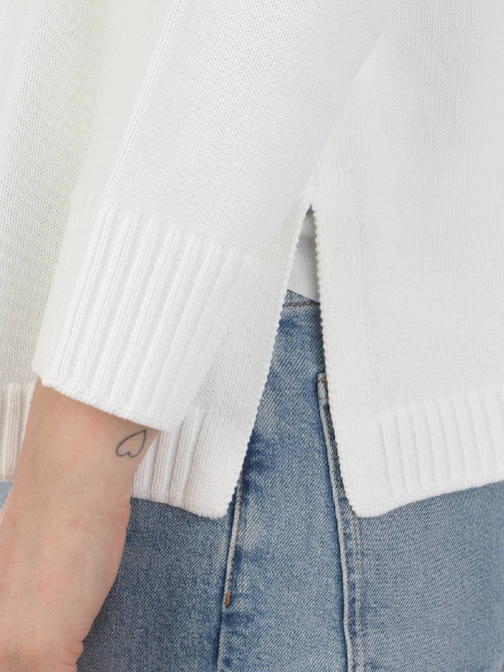 ROSSOPURO Maglia Donna Over In Cotone Offerta