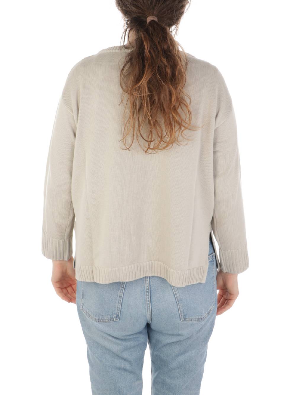 ROSSOPURO Maglia Donna Over In Cotone Economico