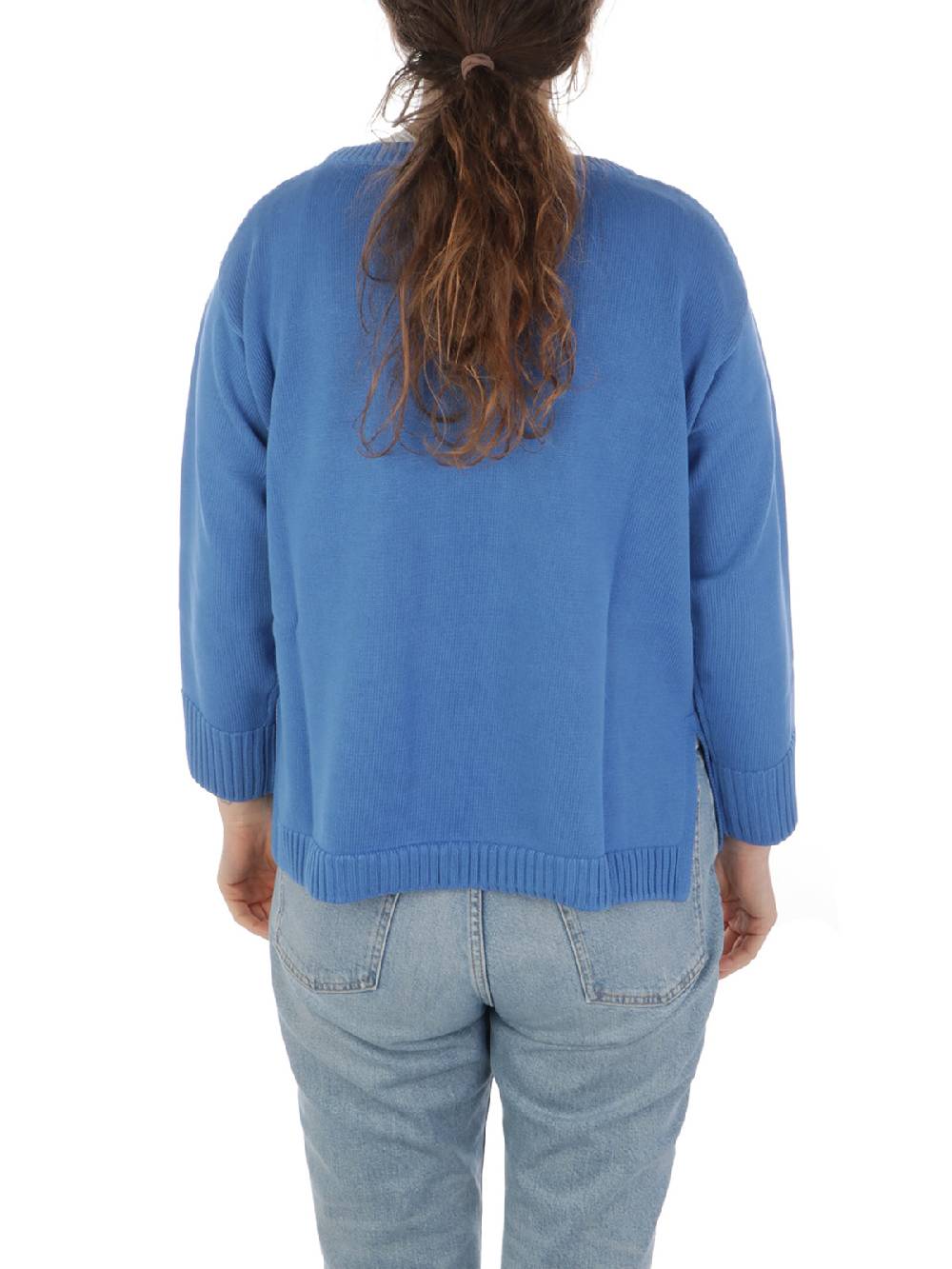 ROSSOPURO Maglia Donna Over In Cotone In Vendita
