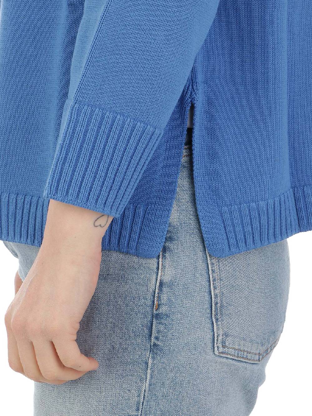 ROSSOPURO Maglia Donna Over In Cotone In Vendita