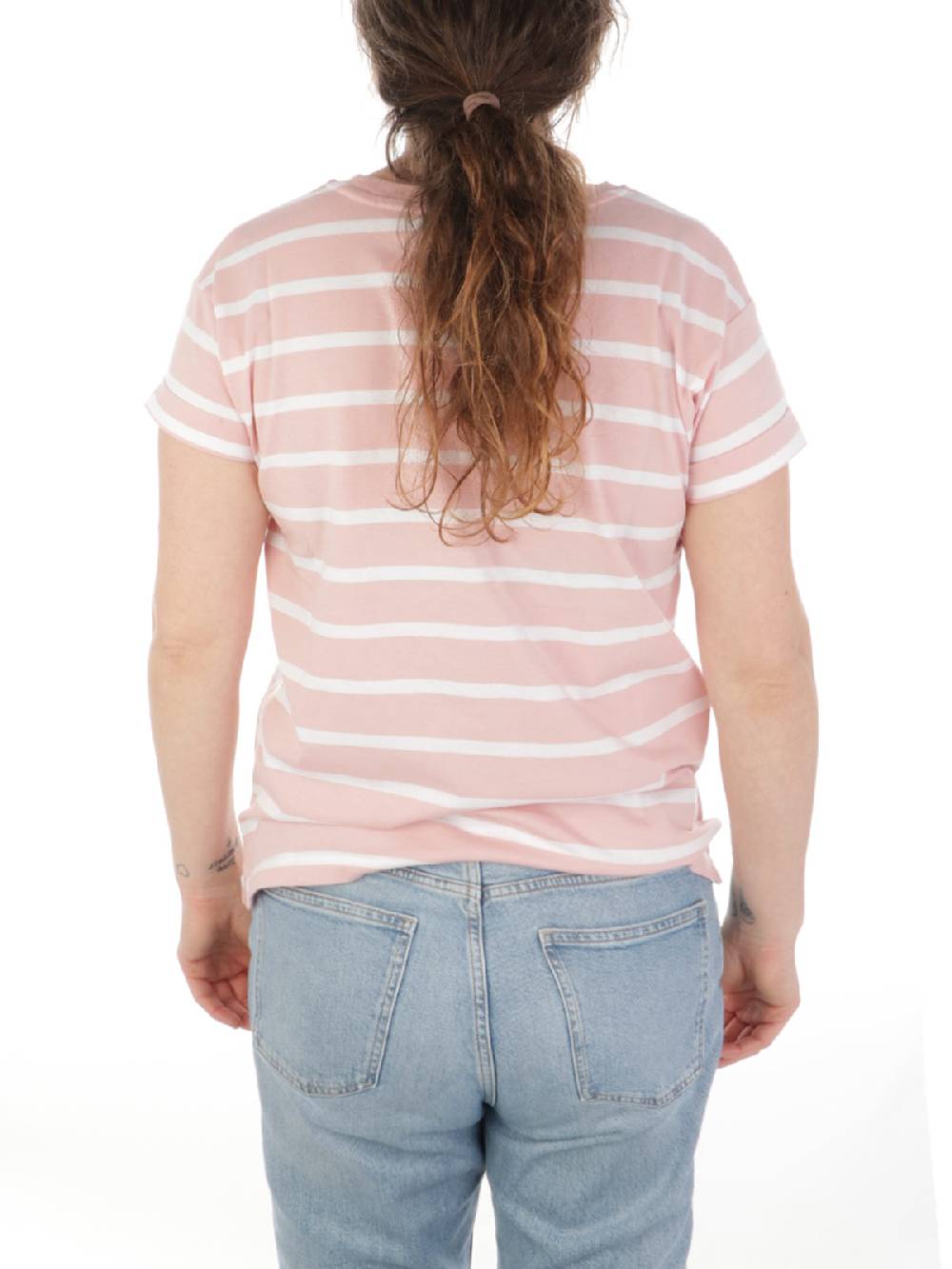 BARBOUR T-shirt Donna Otterburn Stripe Saldi Di Fabbrica