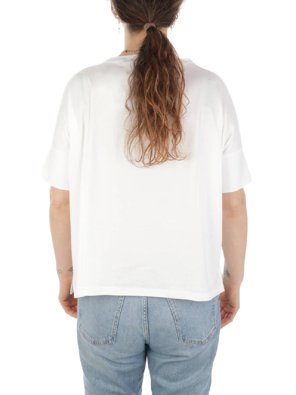 MAIDA MILA Blusa Ampia Donna In Cotone Stretch 2025