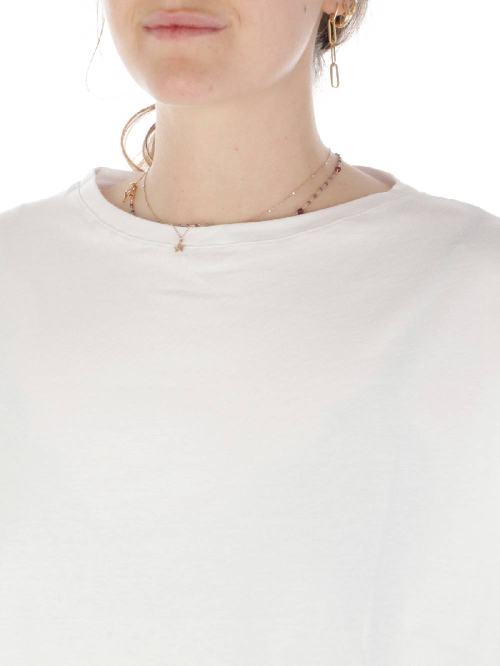 MAIDA MILA Blusa Ampia Donna In Cotone Stretch 2025