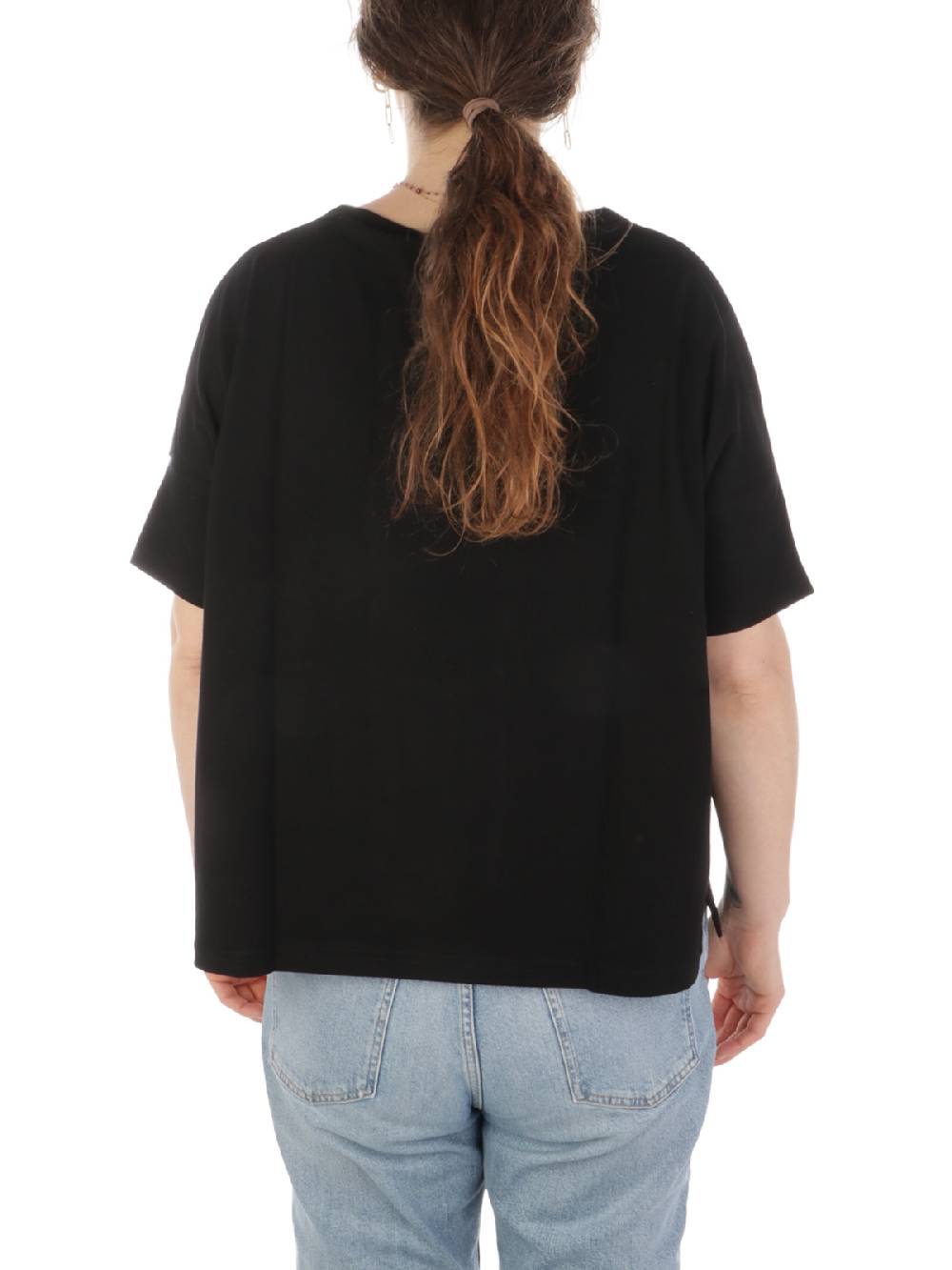 MAIDA MILA Blusa Ampia Donna In Cotone Stretch Nuovo